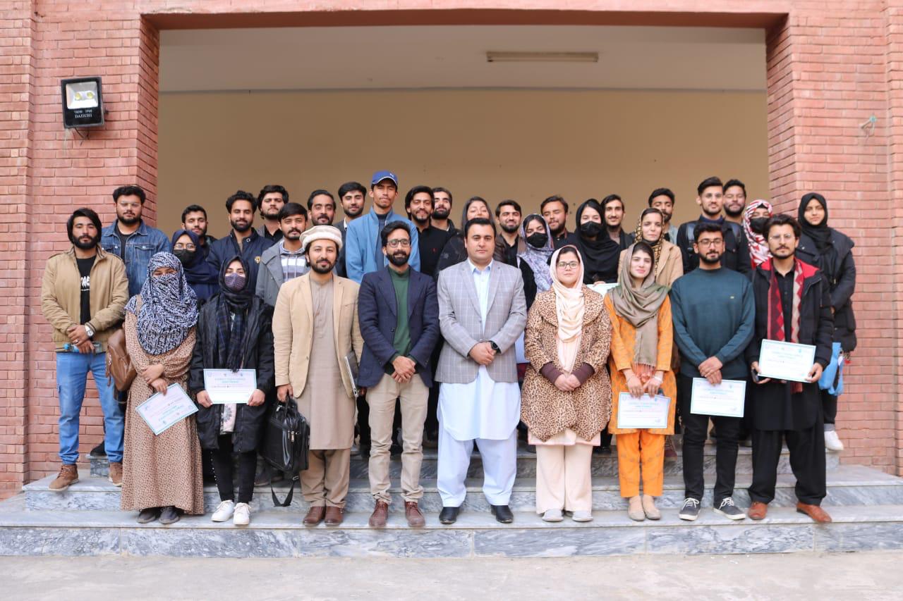 An awareness session was organized by Abbottabad University of Science and Technology under Green Youth Movement Club, in which awareness was provided about the importance of water conservation, clean and green environment.